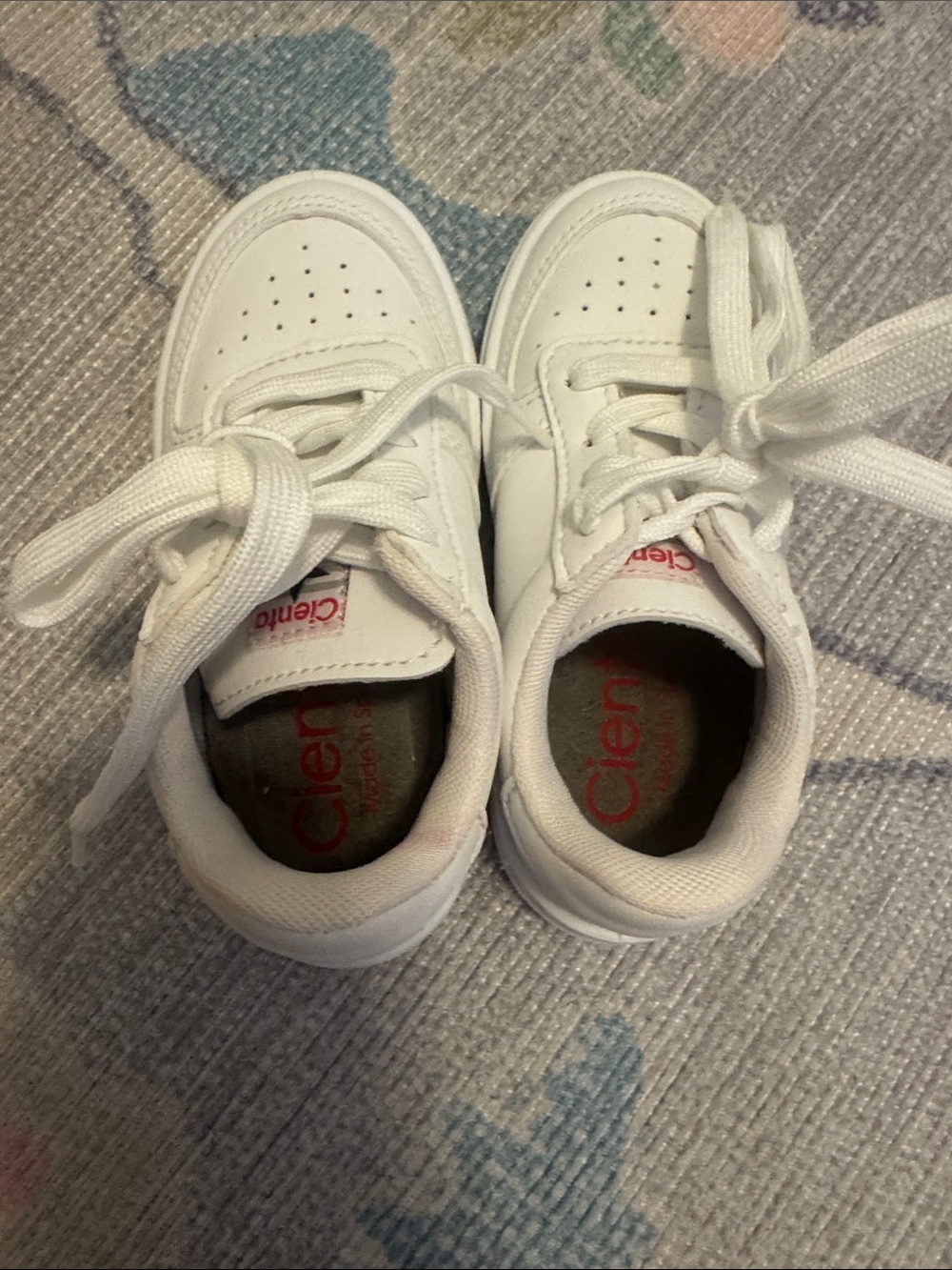Cienta white Sneakers - size 26 - Picture 4 of 4
